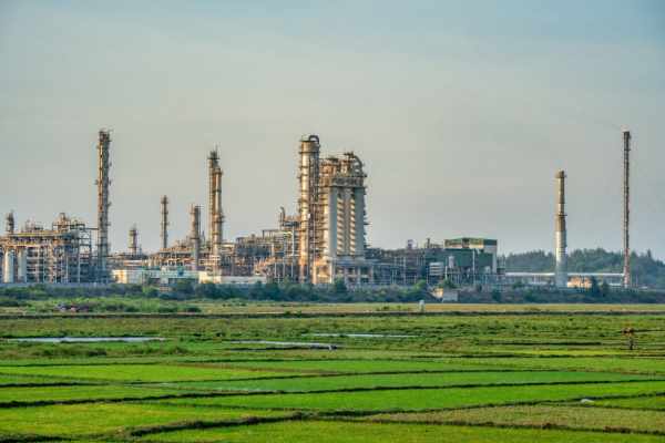 Dung quat oil factory or binh son oil refinery