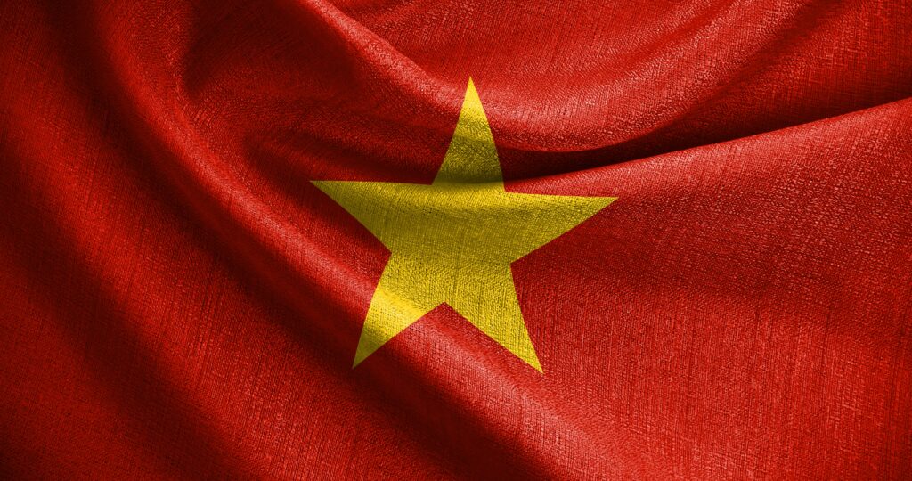 Vietnamese,flag,red,with,yellow,star,and,the,red,and